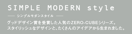 simple modern style